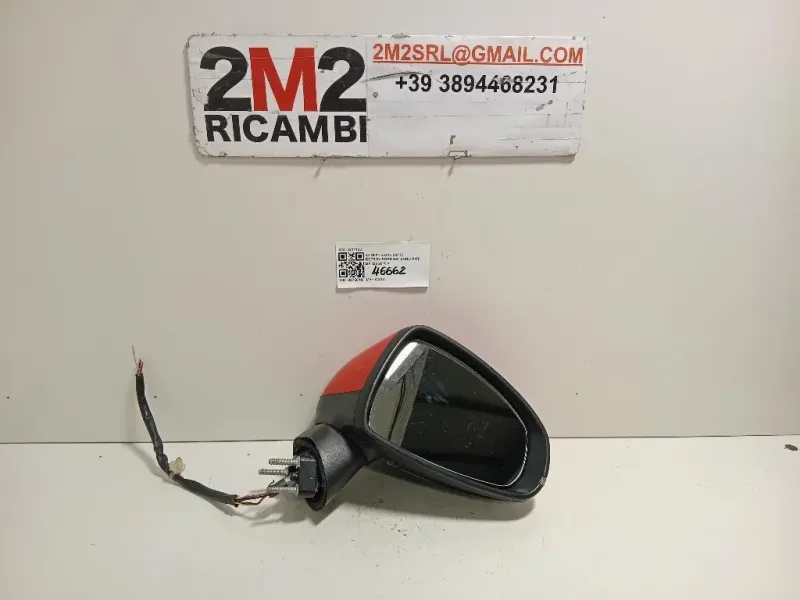 Retrovisore Esterno ANT DX 7 FILI SPECCHIO VETRO SPECCHIETTO Audi A1 8X1 2010