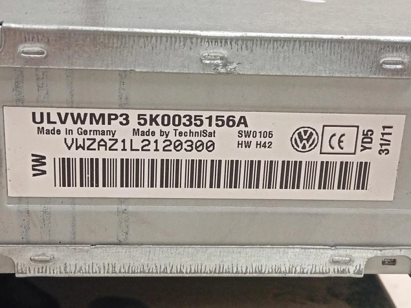 Unità Autoradio 5K0035156A Volkswagen Caddy III 2004