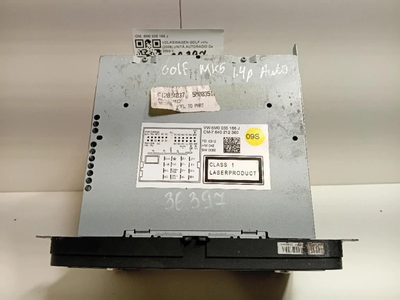 Unità Autoradio 5M0035186J Volkswagen GOLF VI 2009