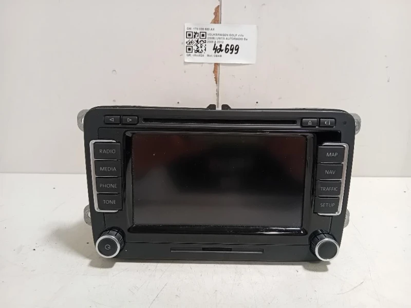 Unità Autoradio 1T0035680AX Volkswagen GOLF VI 2009