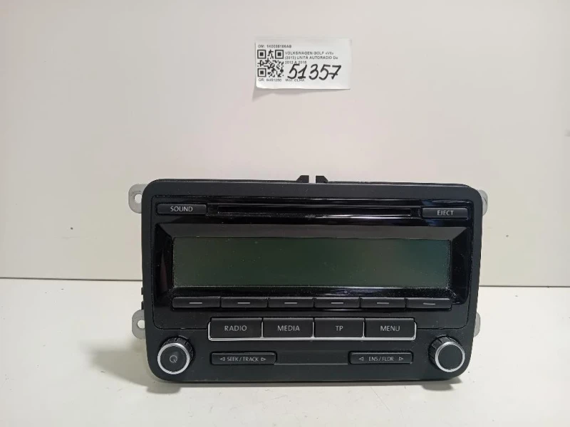 Unità Autoradio 1K0035186AB Volkswagen GOLF VII 2013