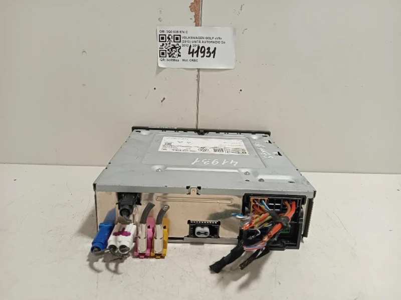 Unità Autoradio 3Q0 035 874 C 3Q0035874C Volkswagen GOLF VII 2013