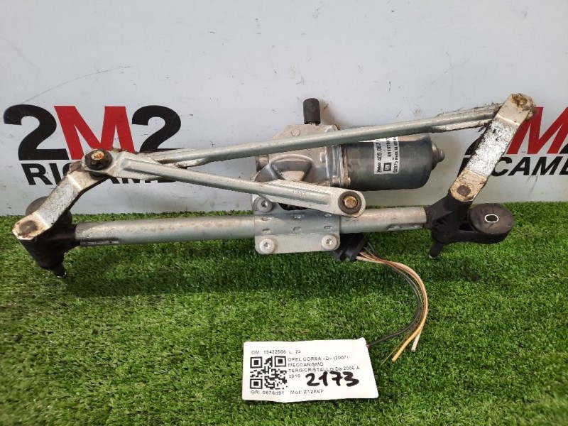 Meccanismo Tergicristallo 13432685 Opel Corsa D 2007