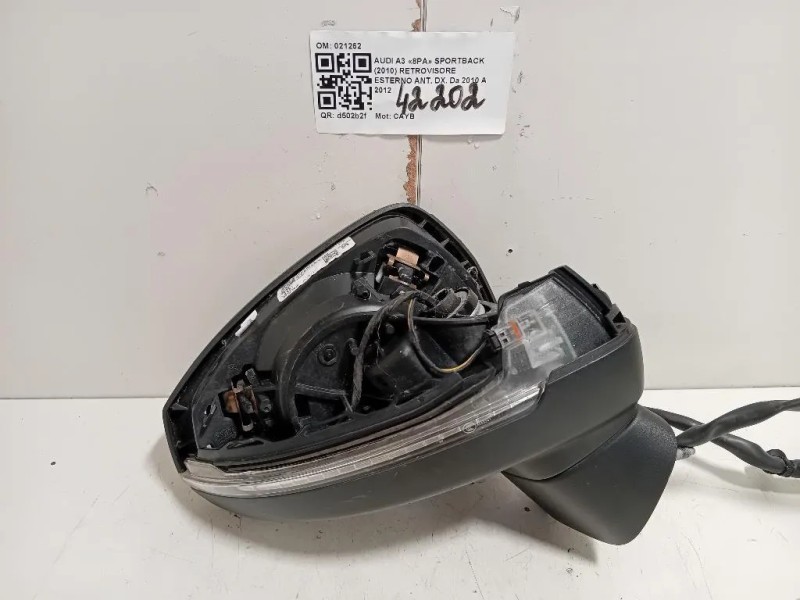 Retrovisore Esterno ANT DX 021262 Audi A3 8PA Sportback 2010