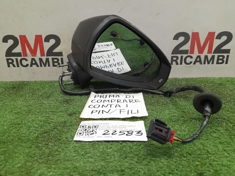 Retrovisore Esterno ANT DX 8V1857410AA9B9 Audi A3 8VA Sportback 2012