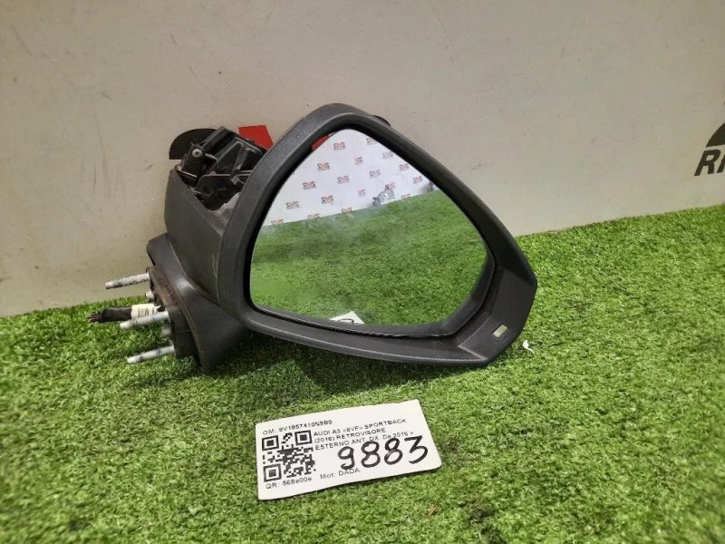 Retrovisore Esterno ANT DX 8V1857410N9B9 Audi A3 8VF Sportback 2016