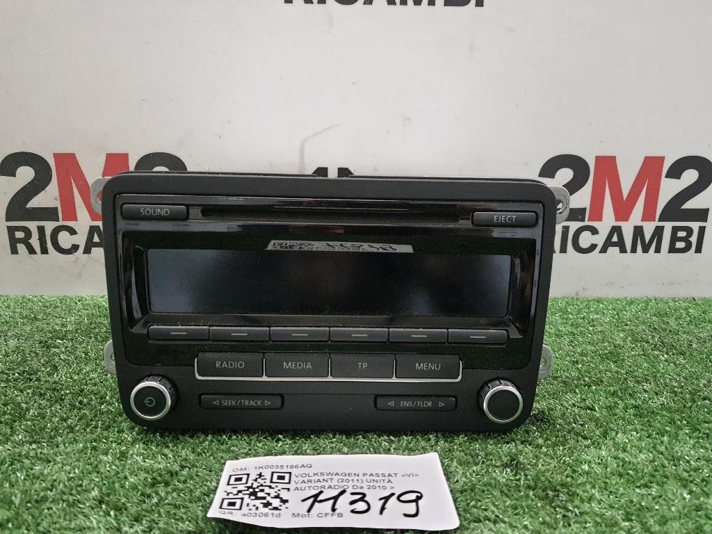 Unità Autoradio 1K0035186AQ Volkswagen Passat VI Variant 2011