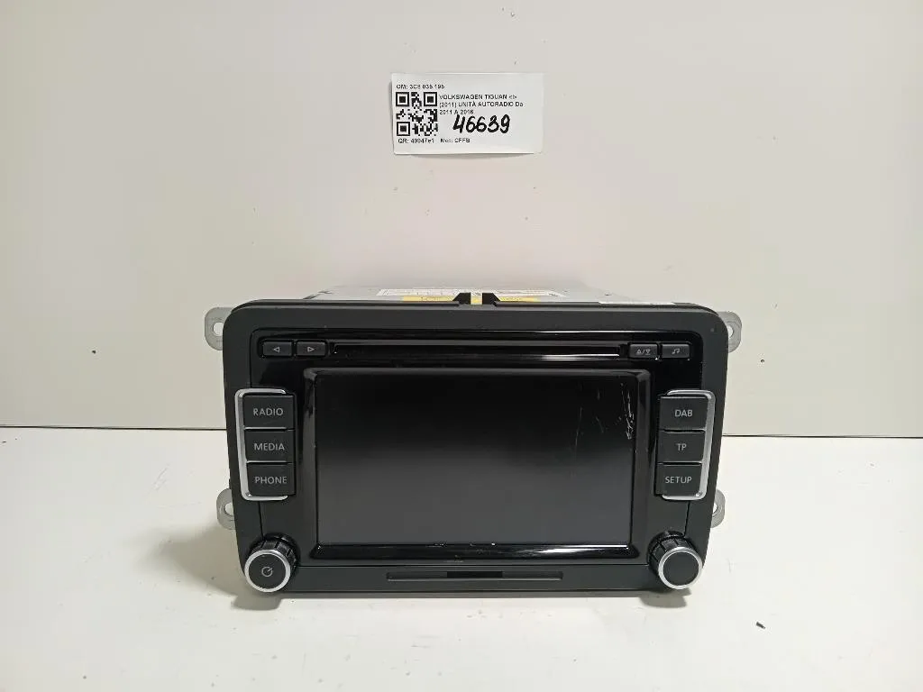 Unità Autoradio 3C8 035 195 Volkswagen Tiguan I 2011