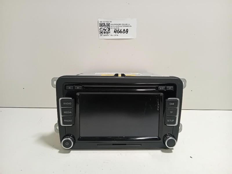 Unità Autoradio 3C8 035 195 Volkswagen Tiguan I 2011