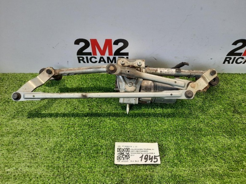 Meccanismo Tergicristallo 1T1955601A Volkswagen Touran II 2007