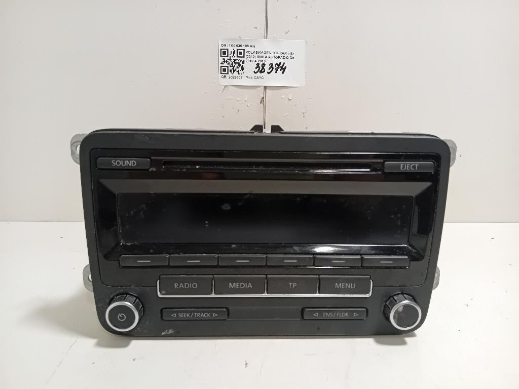 Unità Autoradio 1K0 035 186 AQ Volkswagen Touran III 2010