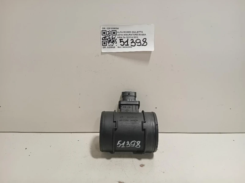 Misuratore Massa ARIA 0281006054 Alfa Romeo Giulietta 2010