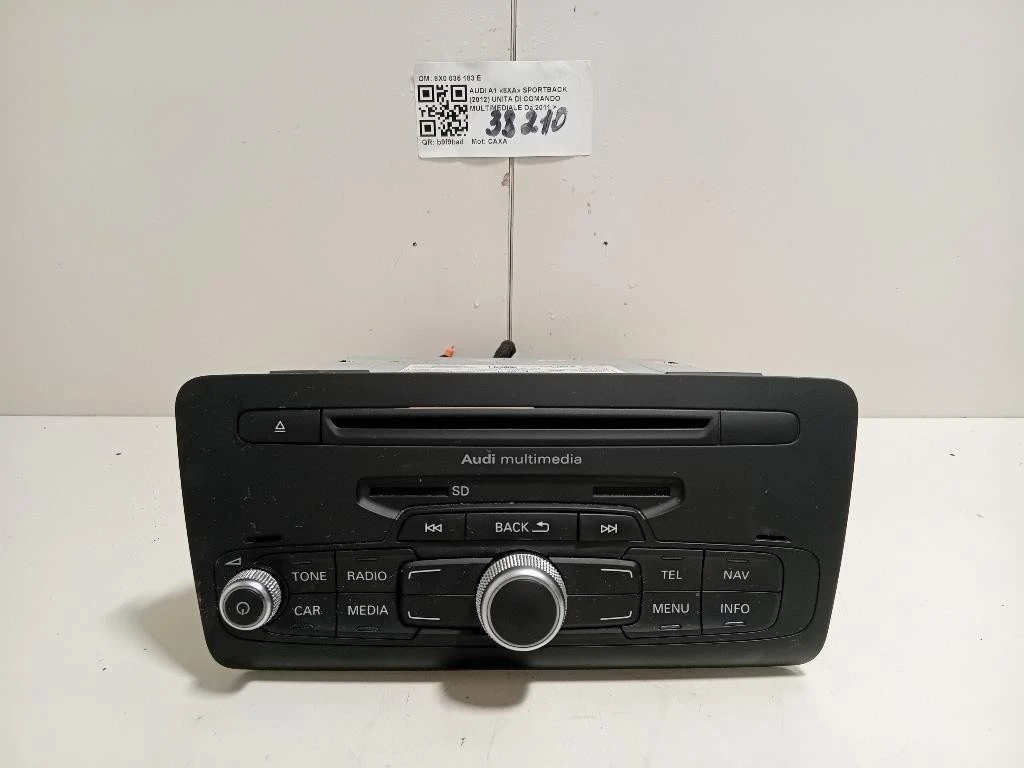 Unita DI Comando Multimediale 8X0035183E Audi A1 8XA Sportback 2012