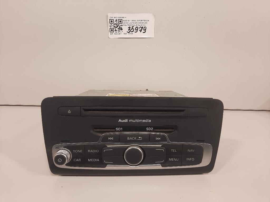Unita DI Comando Multimediale 8X0 035 666 K Audi A1 8XA Sportback 2012