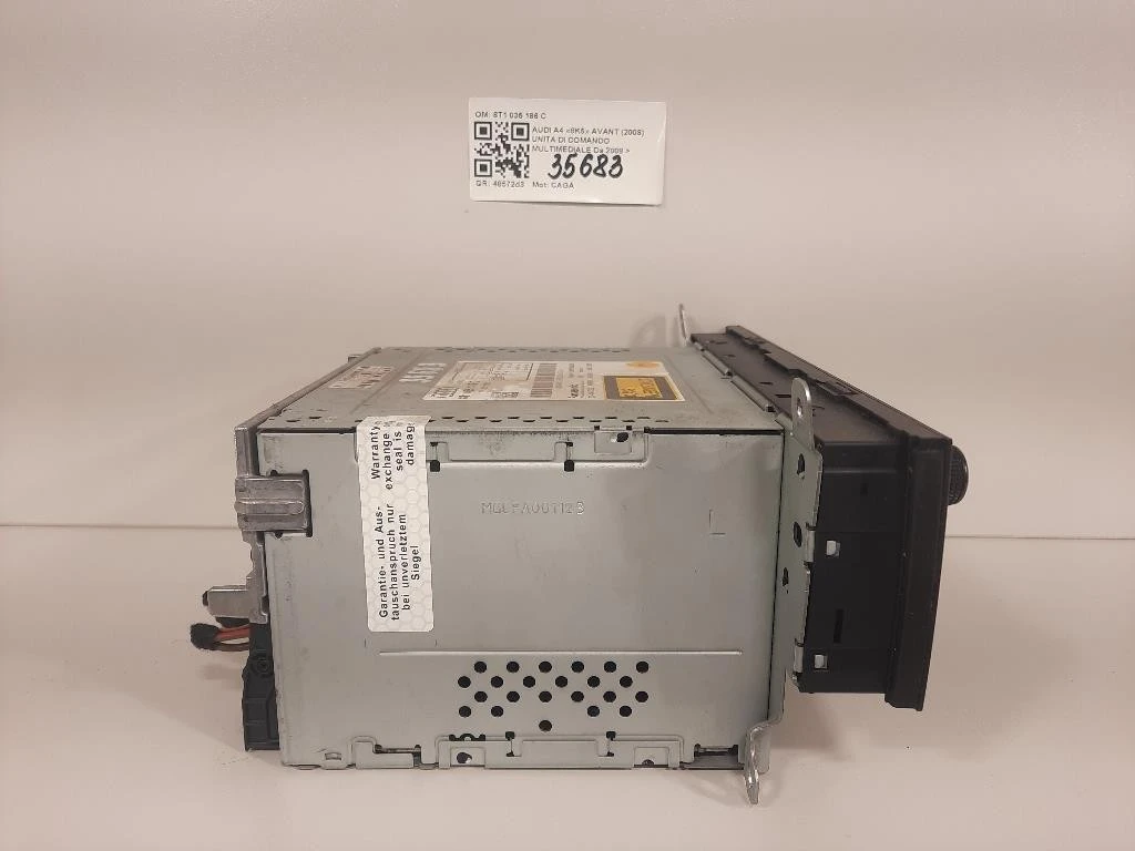 Unita DI Comando Multimediale 8T1 035 186 C Audi A4 8K5 Avant 2008
