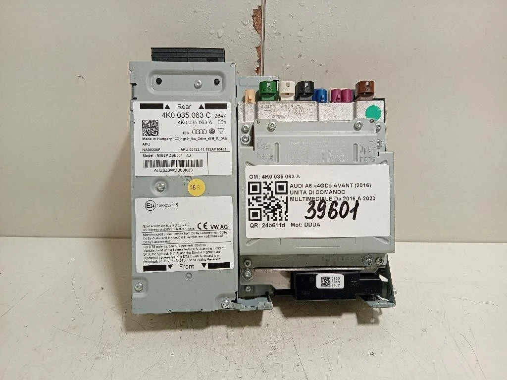 Unita DI Comando Multimediale 4K0 035 063 A Audi A6 4GD Avant 2016
