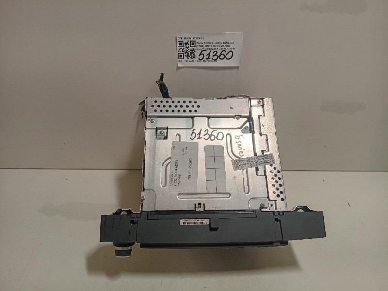 Unita DI Comando Multimediale 65839147869-01 Bmw Serie 5 E60 Berlina 2004