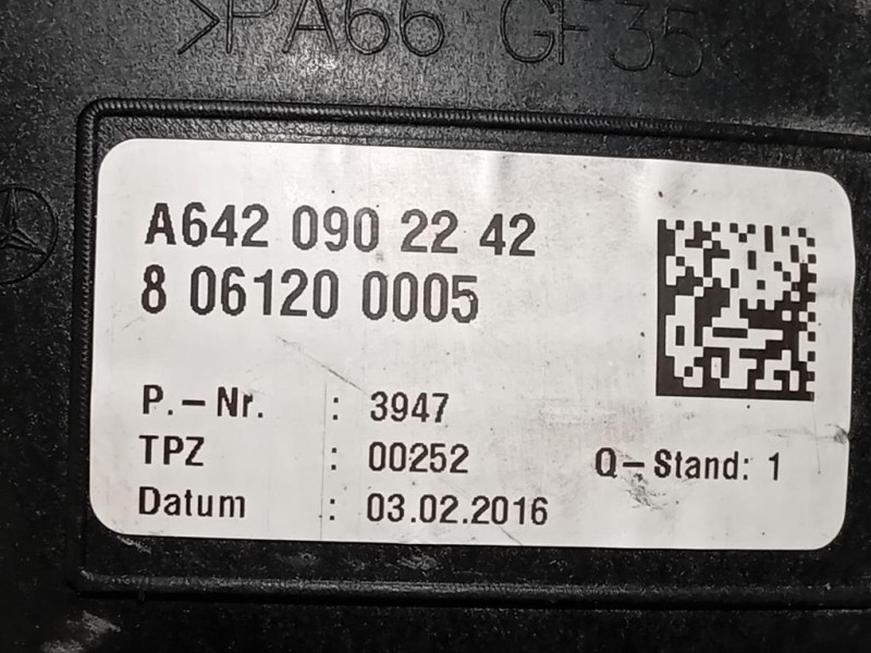 Misuratore Massa ARIA A6420902242 Mercedes Classe GLE W166 2015