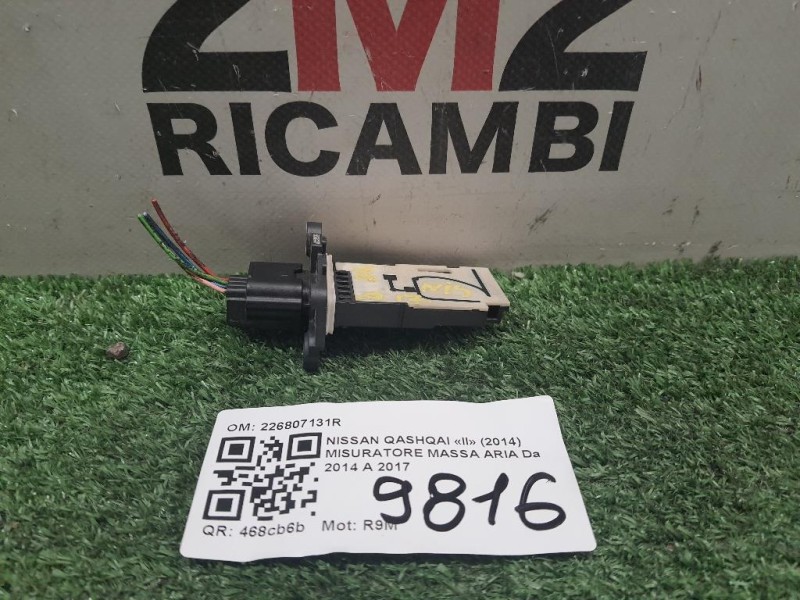 Misuratore Massa ARIA 226807131R Nissan Qashqai II 2014