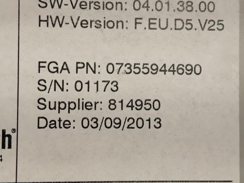 Misuratore Massa ARIA 226807S000 Nissan X-trail III 2011