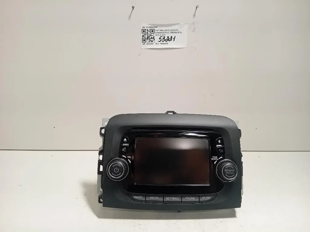 Unita DI Comando Multimediale 07355944690 Fiat 500L 2013