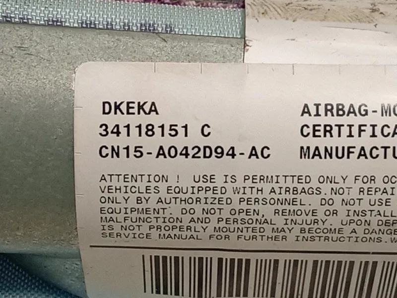 Air-bag A Tendina SX CN15-A042094-AC Ford Ecosport 2017