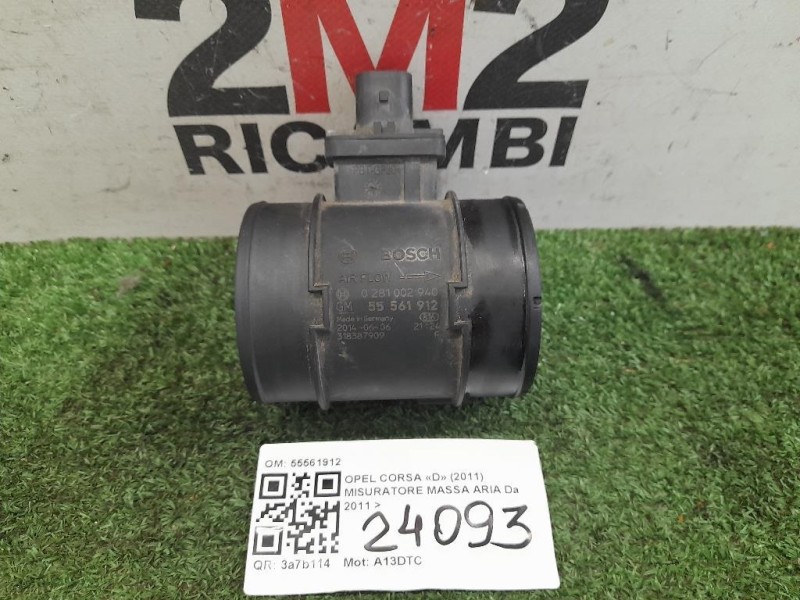 Misuratore Massa ARIA 55561912 Opel Corsa D 2011