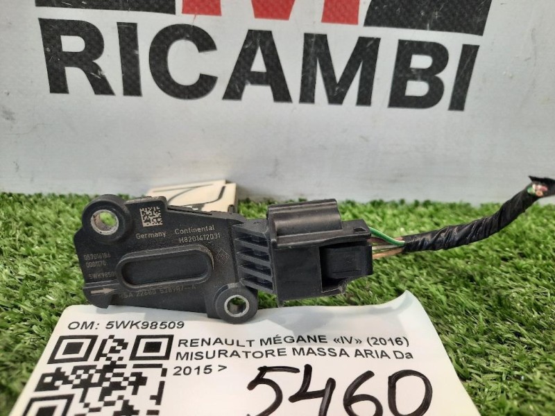 Misuratore Massa ARIA 5WK98509 Renault Mégane IV 2016
