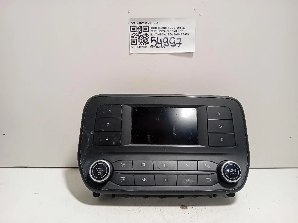 Unita DI Comando Multimediale H1BT-18K811-LG Ford Transit Custom I 2018