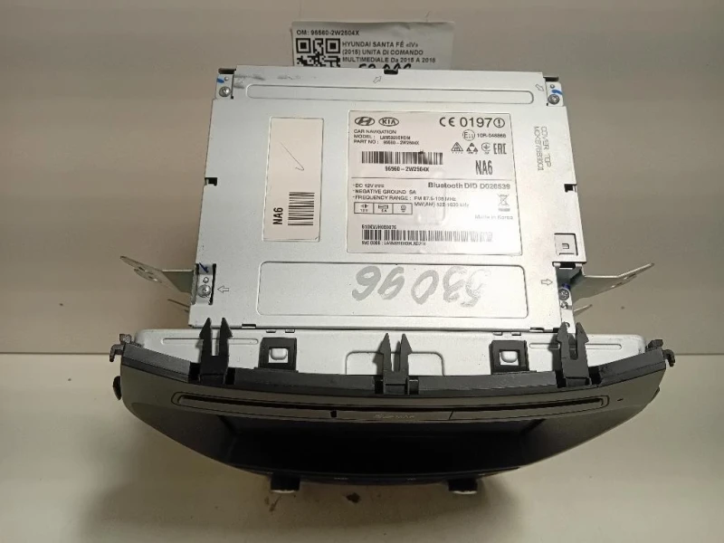 Unita DI Comando Multimediale 96560-2W2504X Hyundai Santa FÉ IV 2015