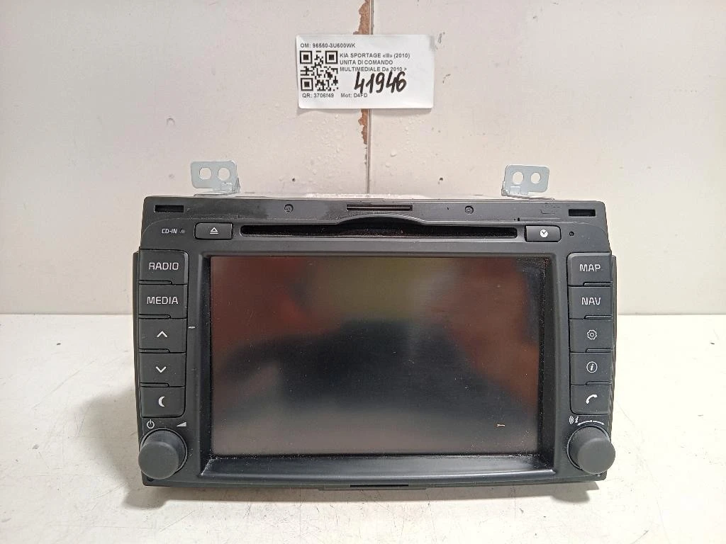Unita DI Comando Multimediale 96560-3U600WK Kia Sportage III 2010