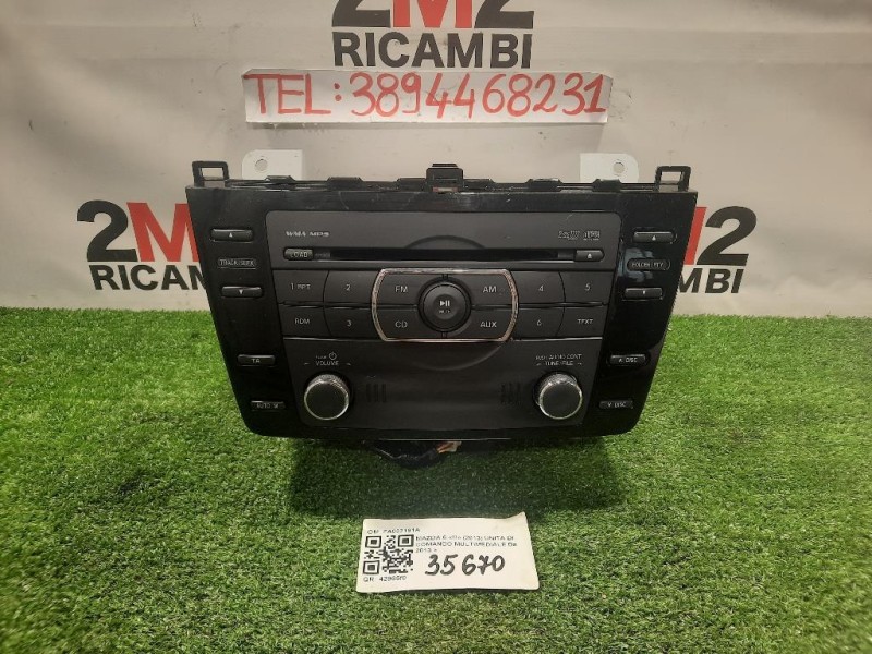 Unita DI Comando Multimediale GSL1669RX CQ-EM4970VT Mazda 6 III 2013