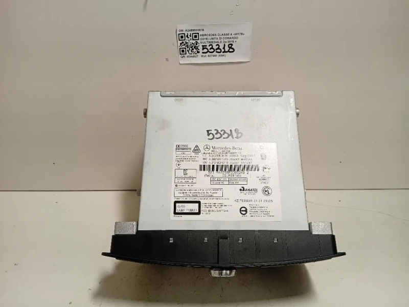 Unita DI Comando Multimediale A2469000516 Mercedes Classe A W176 2015