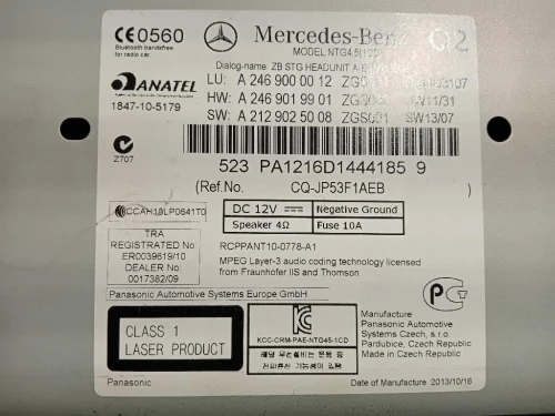 Modanatura Adesiva Montante Parabrezza DX A1716903025 Mercedes Classe SLK R171 2004