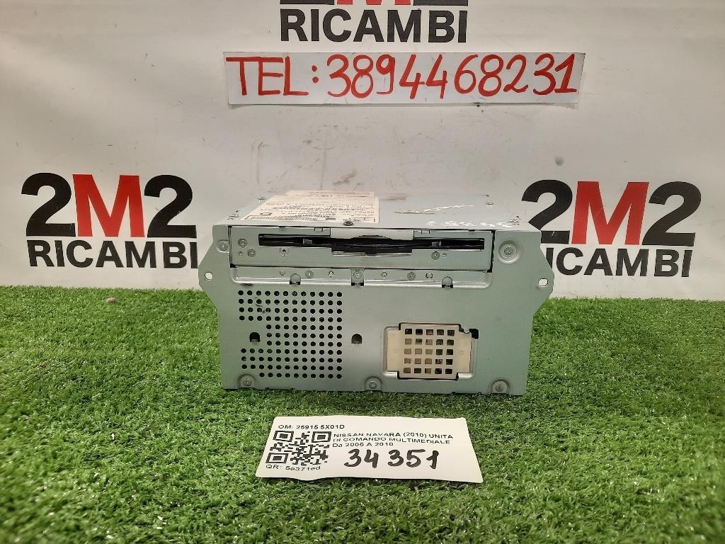 Unita DI Comando Multimediale 25915 5X01D Nissan Navara 2010