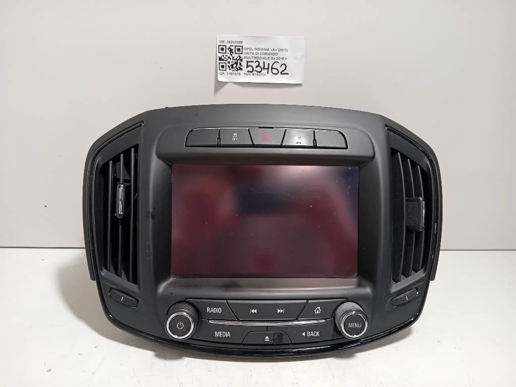 Unita DI Comando Multimediale 26202389 Opel Insignia A 2013