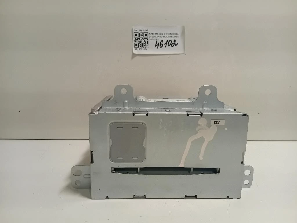 Unita DI Comando Multimediale 42418196 Opel Mokka X 2016