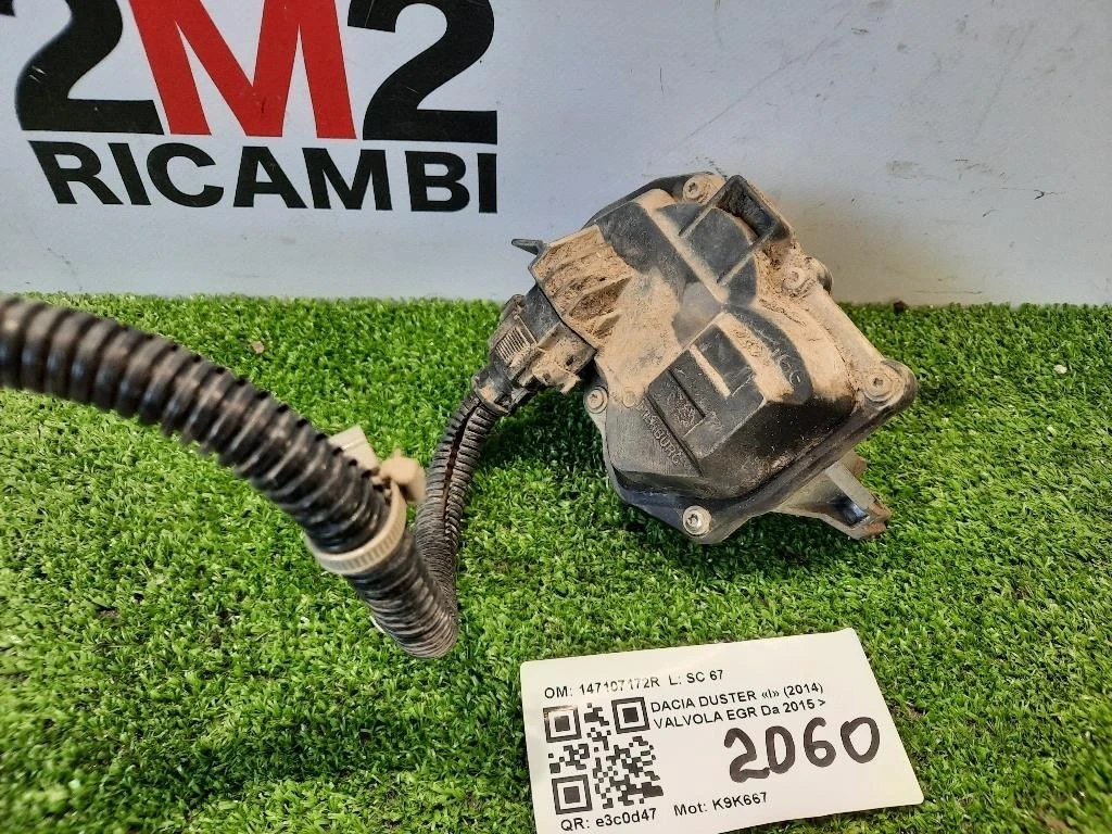 Valvola EGR 147107172R Dacia Duster I 2014