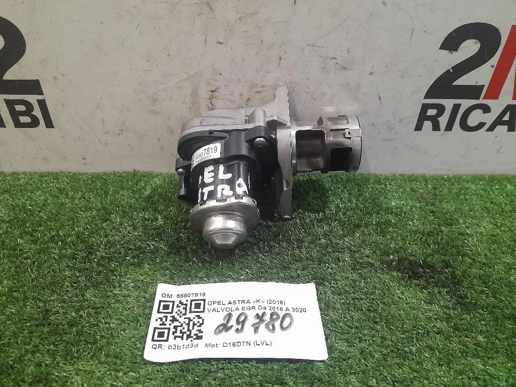 Valvola EGR 55507819 Opel Astra K 2016