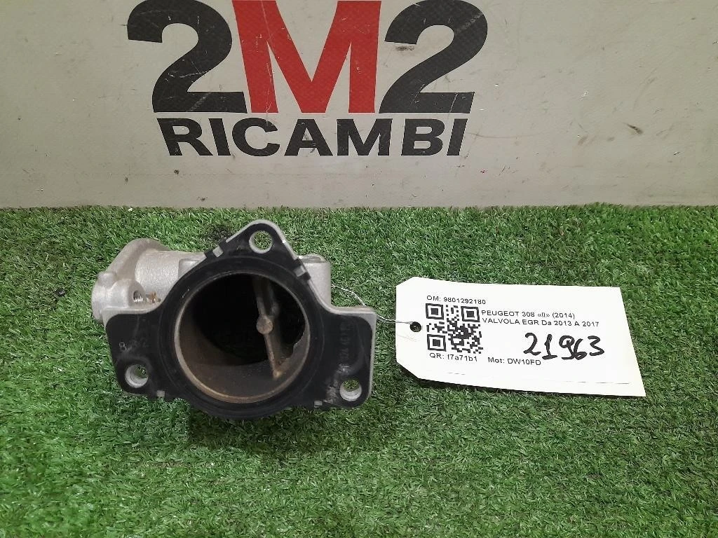 Valvola EGR 9801292180 Peugeot 308 II 2014