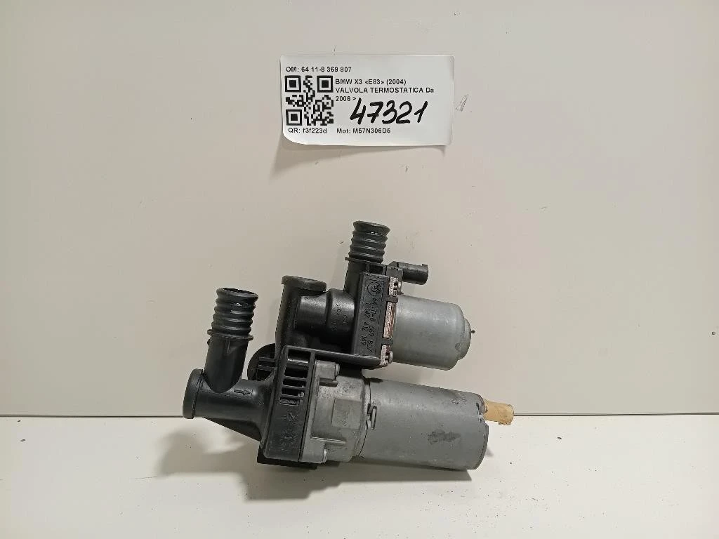 Valvola Termostatica 64 11-8 369 807 Bmw X3 E83 2004