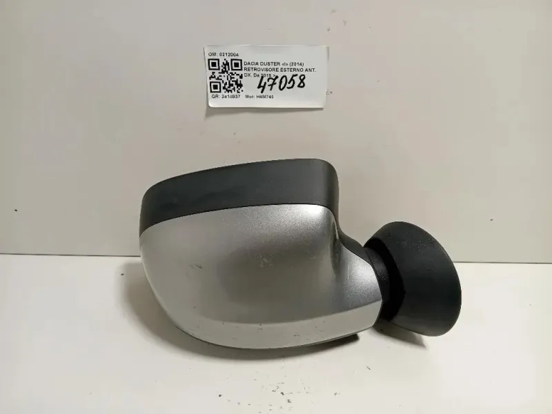 Retrovisore Esterno ANT DX 5 FILI SPECCHIO VETRO SPECCHIETTO Dacia Duster I 2014