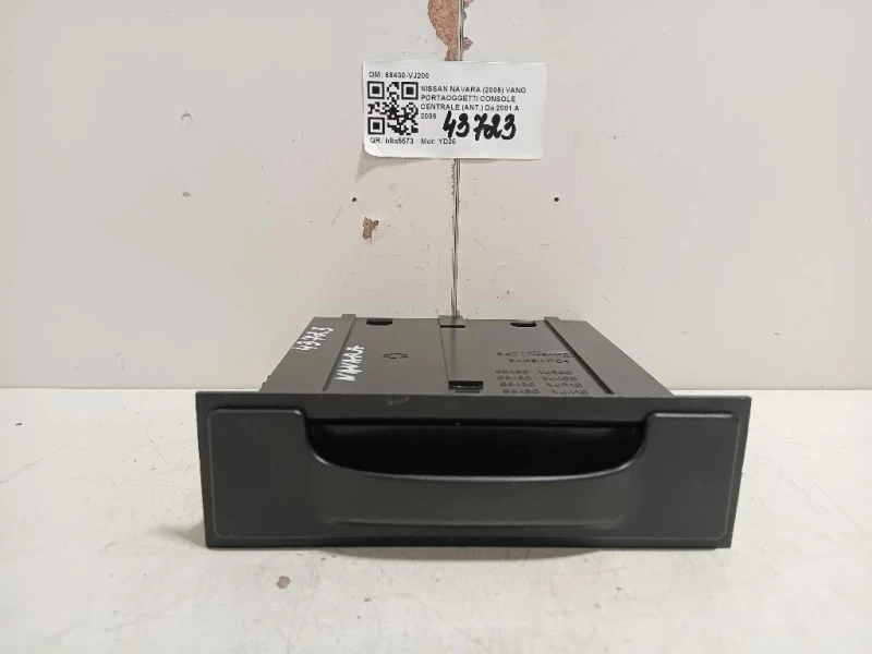 VANO Portaoggetti Console Centrale ANT 68430-VJ200 Nissan Navara 2005