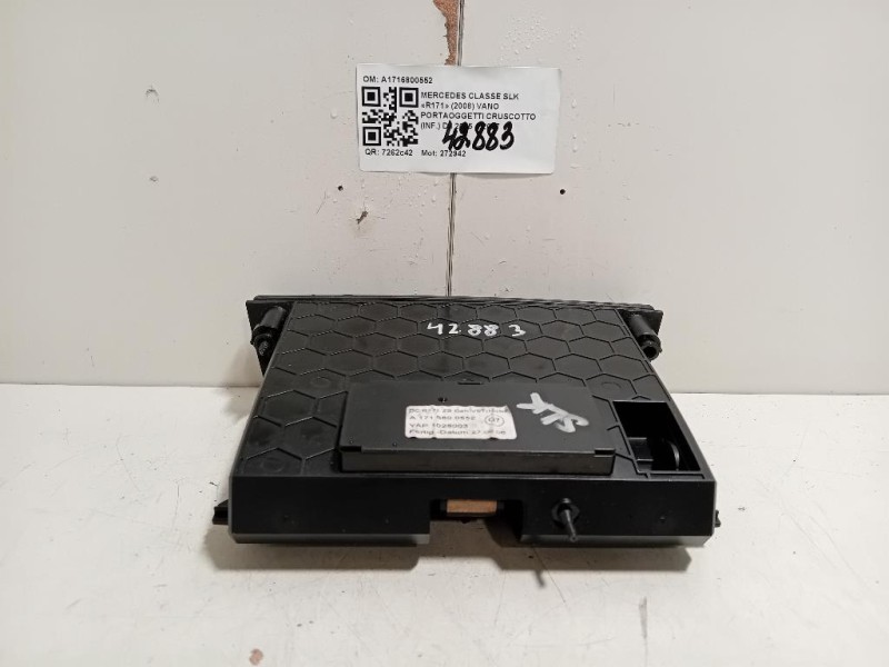 VANO Portaoggetti Cruscotto INF A1716800552 Mercedes Classe SLK R171 2008