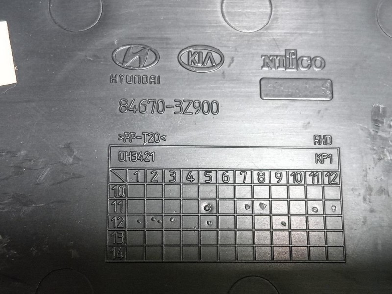 VANO Portaoggetti Cruscotto Centrale 84670-3Z900 Hyundai I40 CW 2012