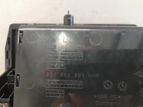 VANO Portaoggetti Cruscotto Centrale 5G1863391 Volkswagen GOLF VII 2017