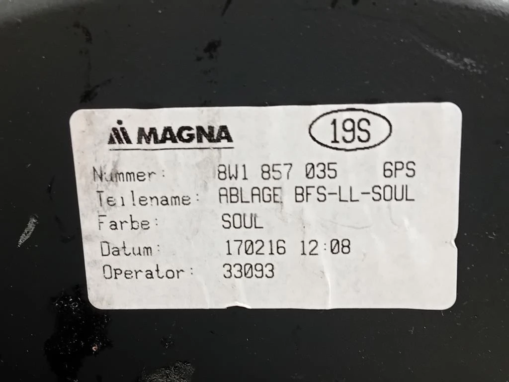 VANO Portaoggetti Cruscotto DX 8W1 857 035 Audi A4 8W5 Avant 2015