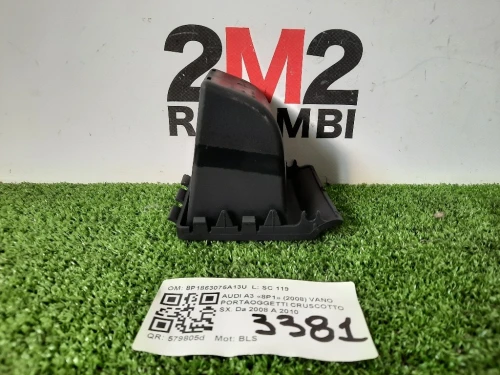 VANO Portaoggetti Cruscotto SX 8P1863075A13U Audi A3 8P1 2008