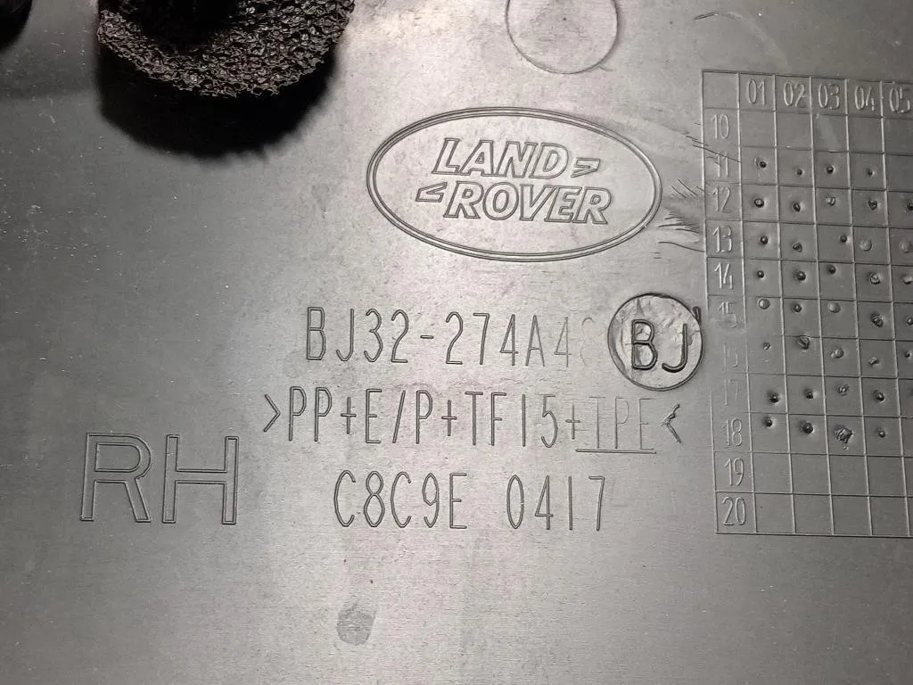 Modanatura Adesiva Porta POST DX BJ32-27444-BJ Land Rover Range Rover Evoque I 2011