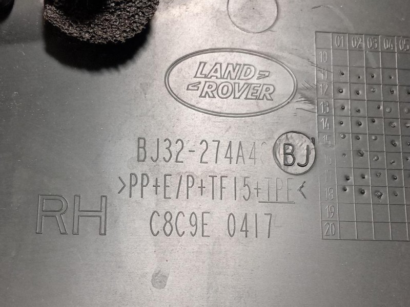 Modanatura Adesiva Porta POST DX BJ32-27444-BJ Land Rover Range Rover Evoque I 2011